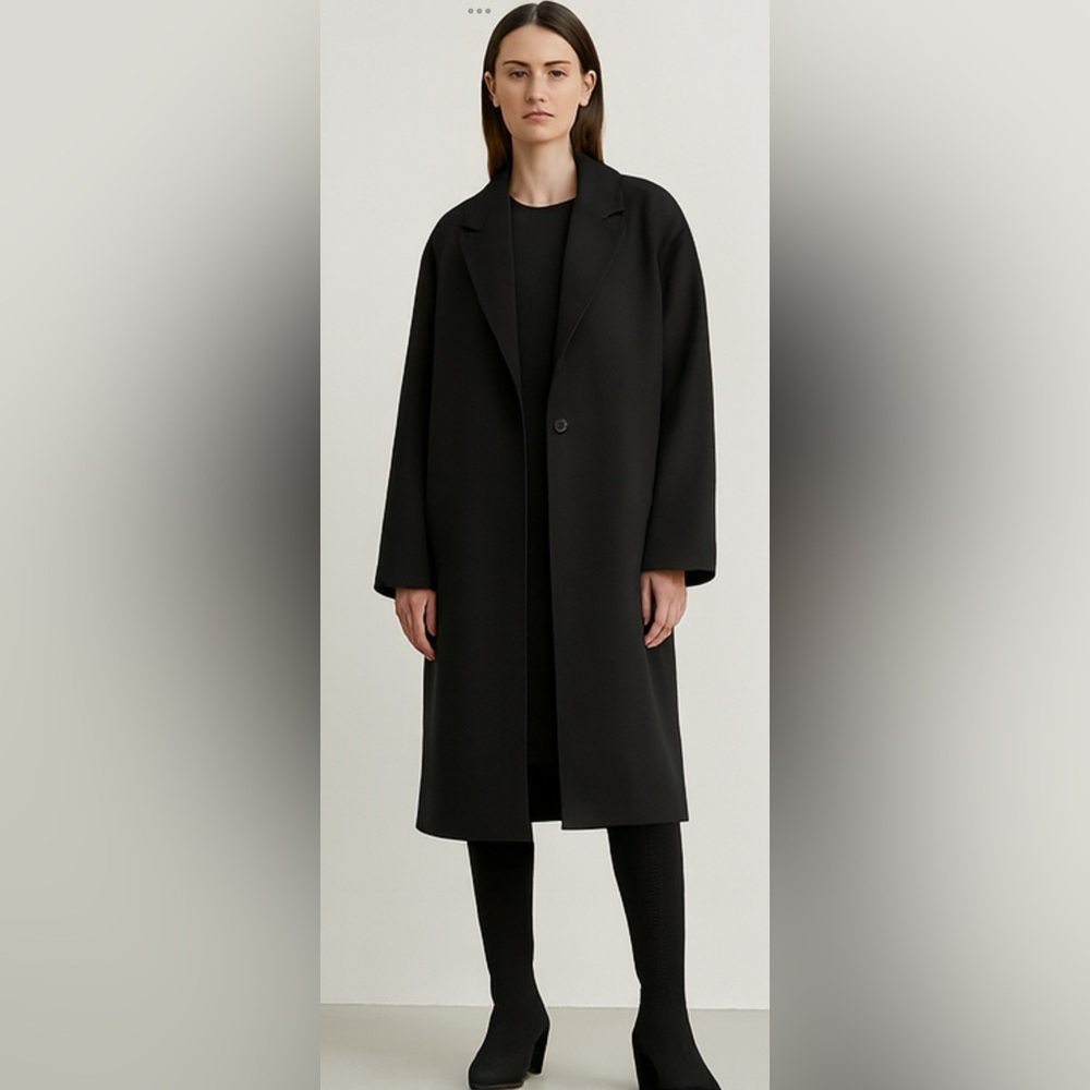 Eileen Fisher Kasana Tall Wedge Knit Boots Black Size 8 New - Picture 10 of 11